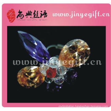 Guangzhou Colorful Bling Sparkly Crystal Statement Ring